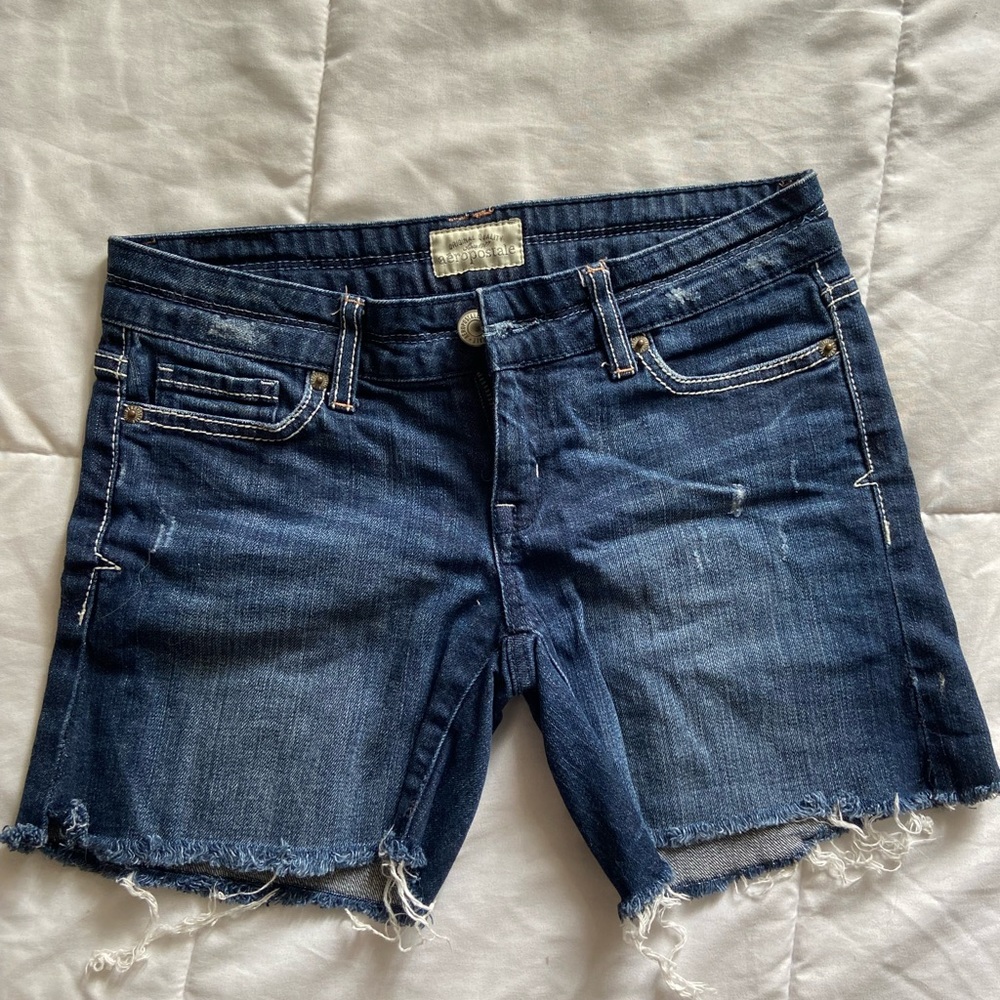 Denim shorts